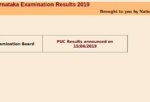 Karnataka SSLC Result 2019 - Check at karresults.nic.in
