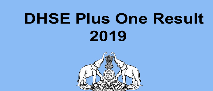 Kerala Plus One Result 2019 - DHSE 1st year result 28/5/2019