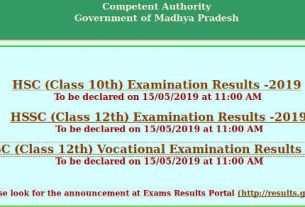 MP 10th result 2019 - Check MPBSE Xth Result
