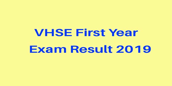VHSE Plus One First Year Exam Result 2019 / VHSE Score