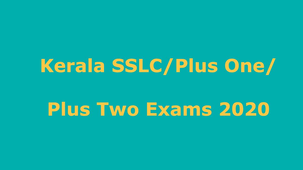 SSLC Exam Dates
