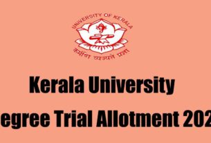 Kerala University Degree Trial Allotment 2020 - Check UG Allotment Result
