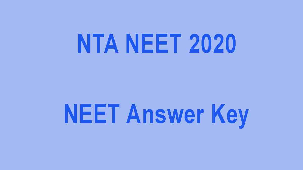 Neet Answer Key