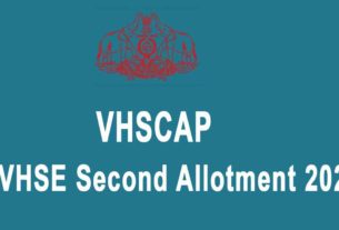VHSE Second Allotment Result 2020 - VHSCAP 2nd Allotment List