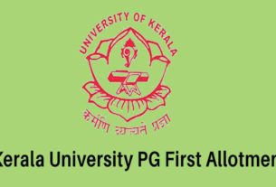 Kerala University PG First Allotment List - Check Allotment