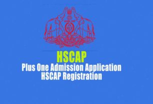 Plus One Admission Application - HSCAP Registration, HSCAP +1 Admission