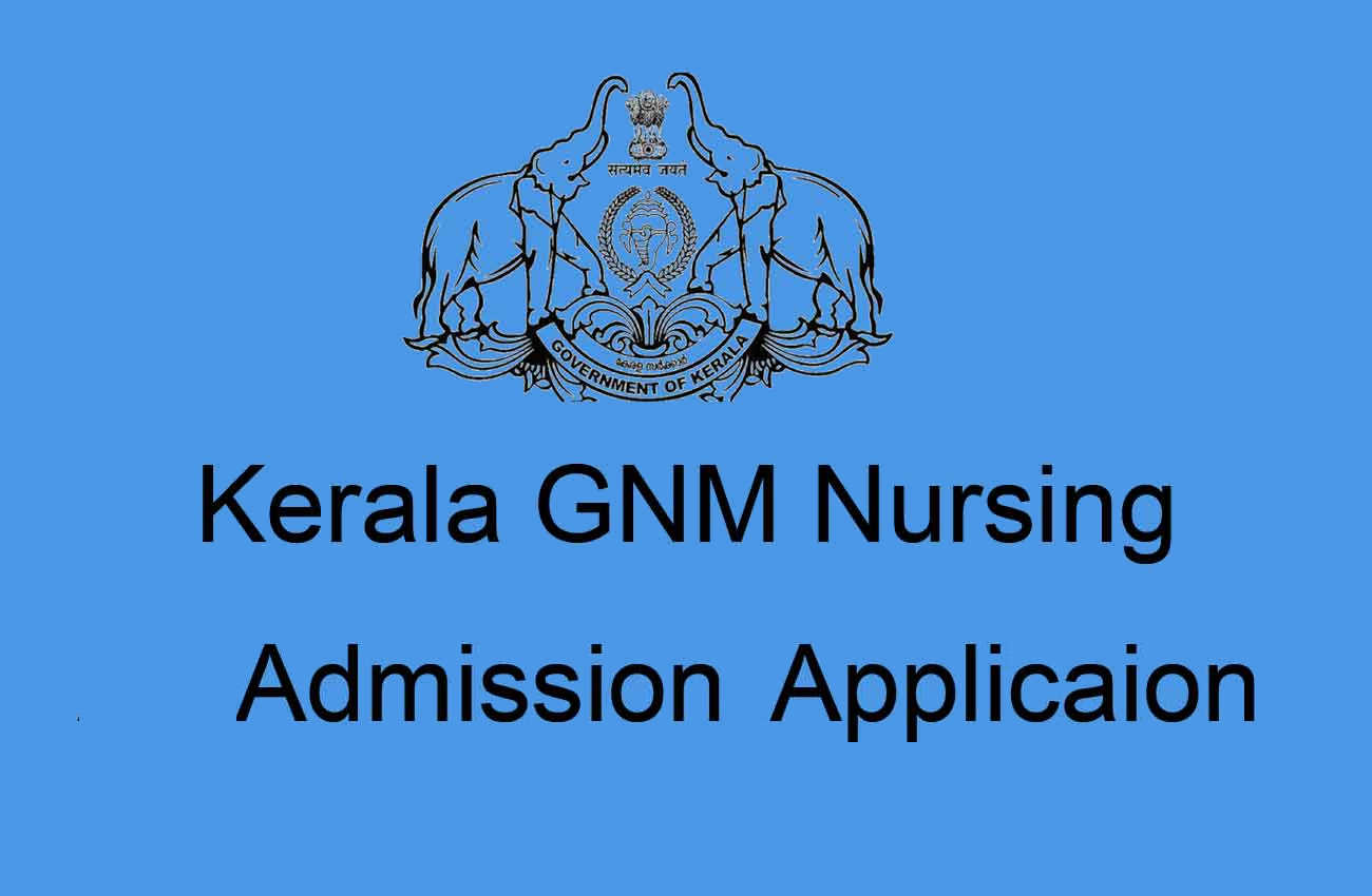 Kerala GNM Admission Application Form
